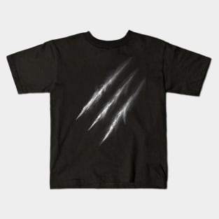 White scratches Kids T-Shirt